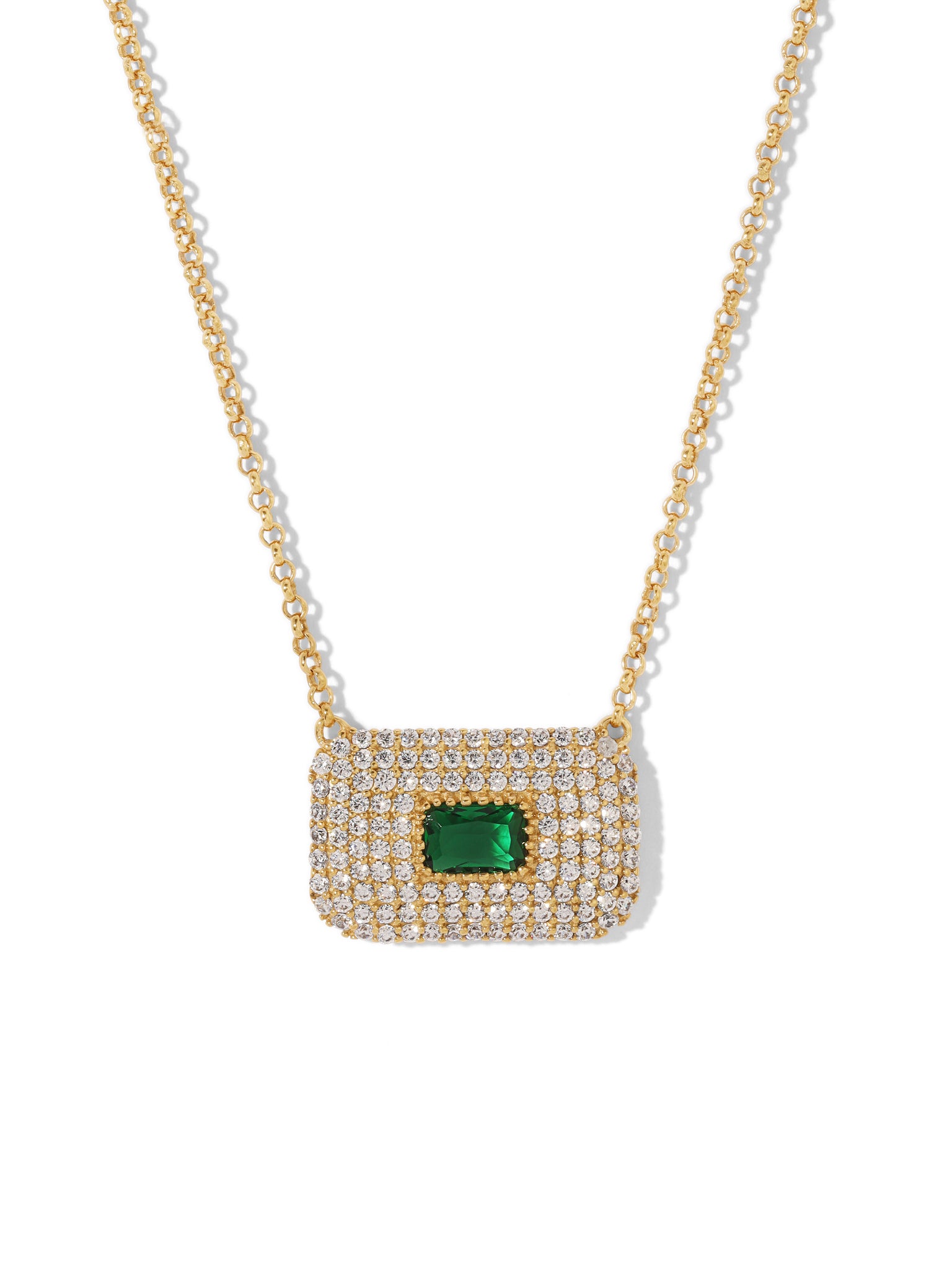 The Faith Emerald Necklace