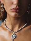 The Lia Heart Earrings - Silver