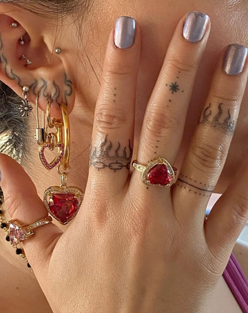 The Cherry Heart Ring