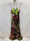VINTAGE: Mary L Couture Floral Print Vacation Dress, Made in USA
