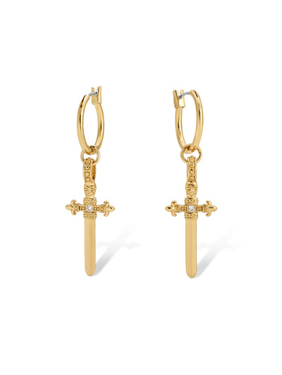 The Alexandra Hoop Earrings - Gold