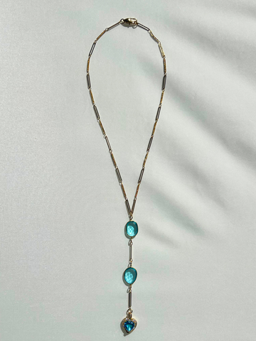 Blue Stone Rosary | SAMPLE