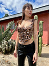 SAMPLE: The Heather Top - Cheetah Print