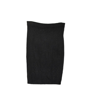 Archive Black Knit Skirt