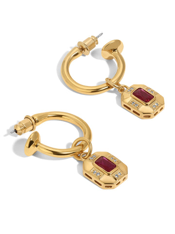 The Emma Ruby Earrings