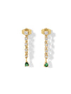 The Daphne Earrings - Emerald