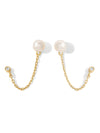 The Baby Pearl Double Earrings