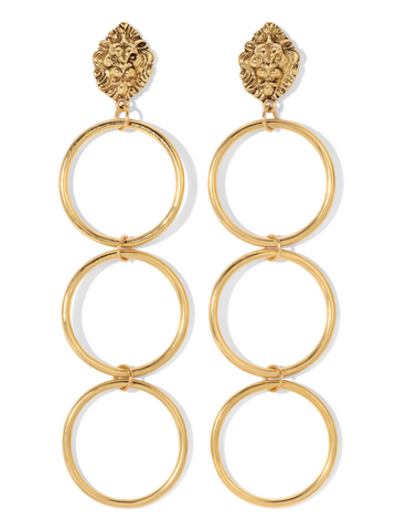 The Lion Ring Earrings