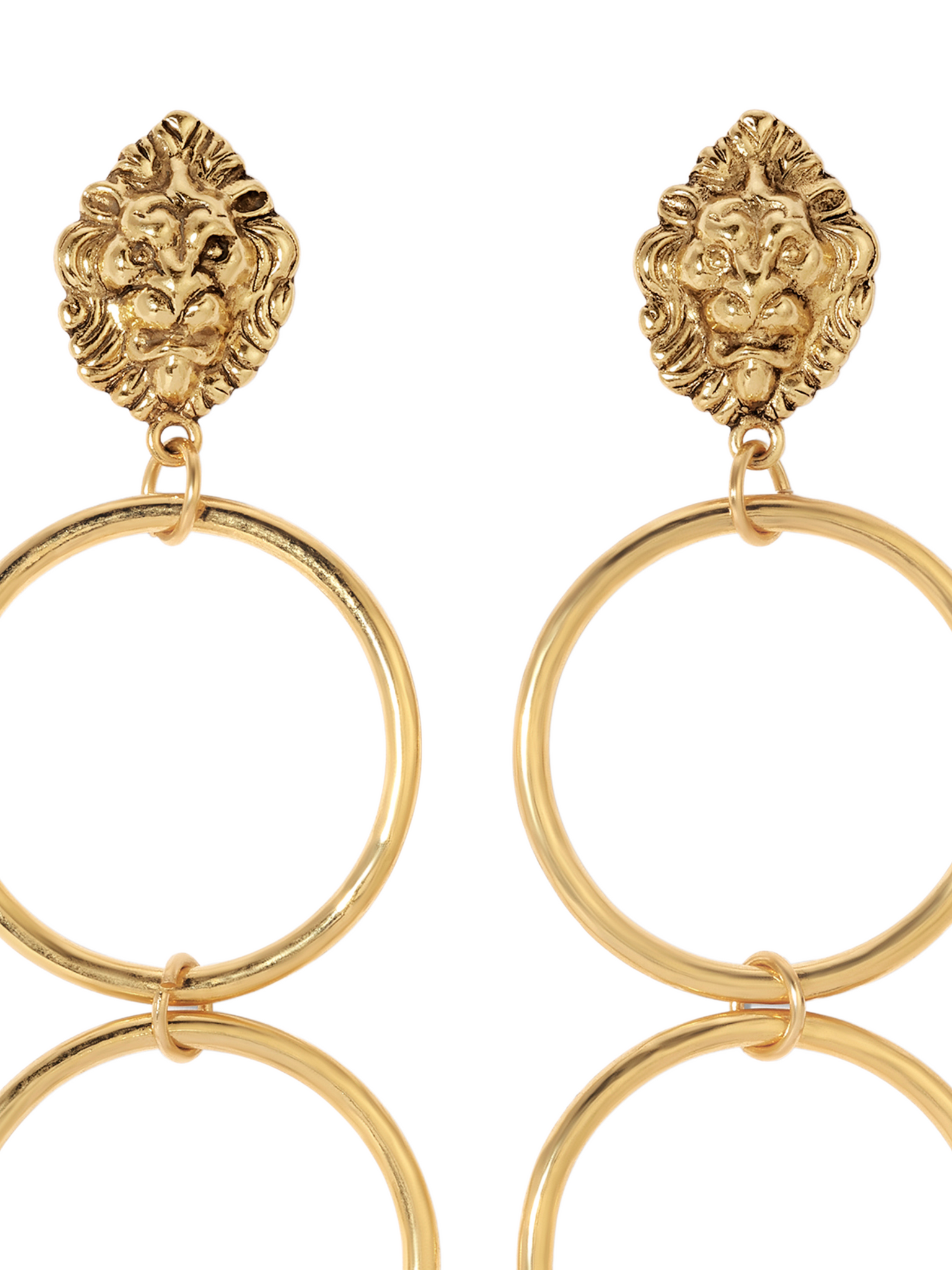 The Lion Ring Earrings