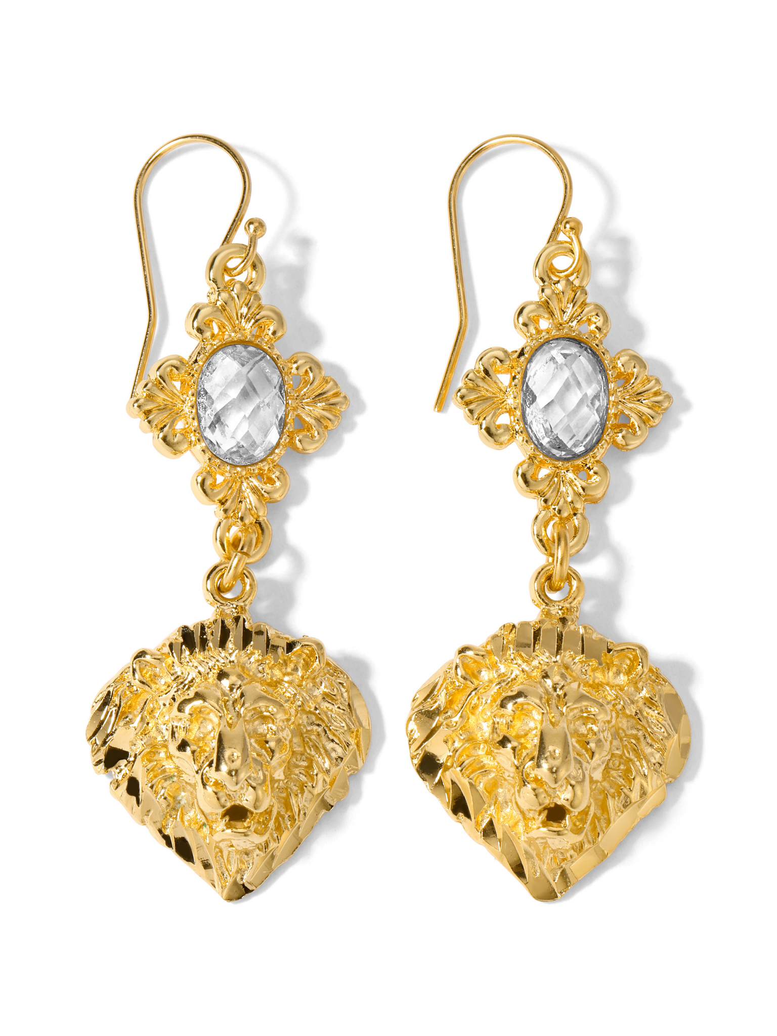 The Harlow Lions Head Earrings