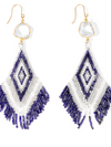 The Aiyana Earrings - Blue