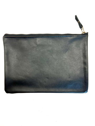 Archive Vanessa Mooney Leather Peacock Clutch
