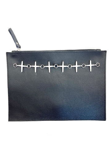 Archive Vanessa Mooney Leather & Silver Cross Bag