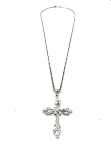 The Silver Cross Necklace