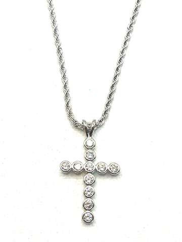 The Silver Cross Necklace