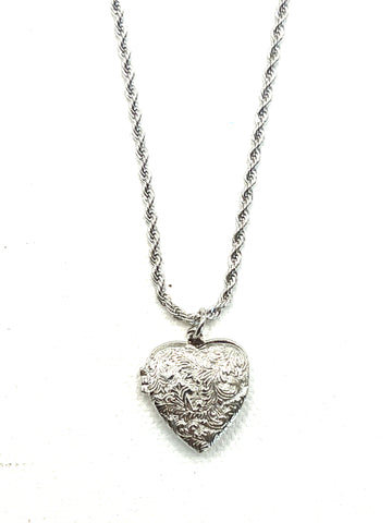 The Silver Locket Necklace