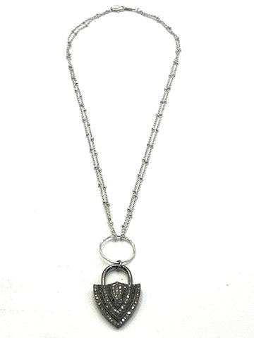 The Diamond Lock Necklace