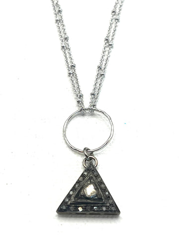 The Diamond Pyramid Necklace