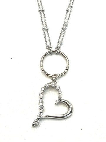 The Falling Heart Necklace