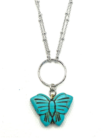 The Turquoise Butterfly Necklace