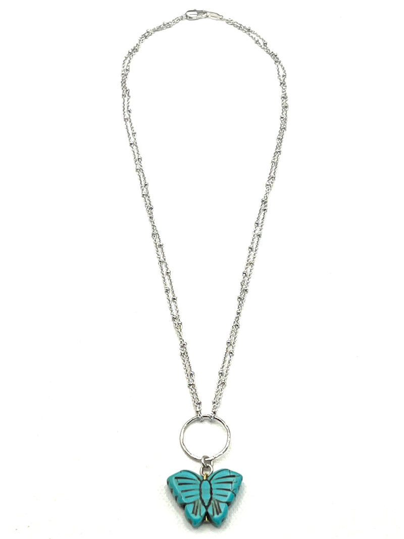 The Turquoise Butterfly Necklace