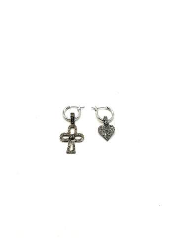 The Diamond Cross and Heart Hoops
