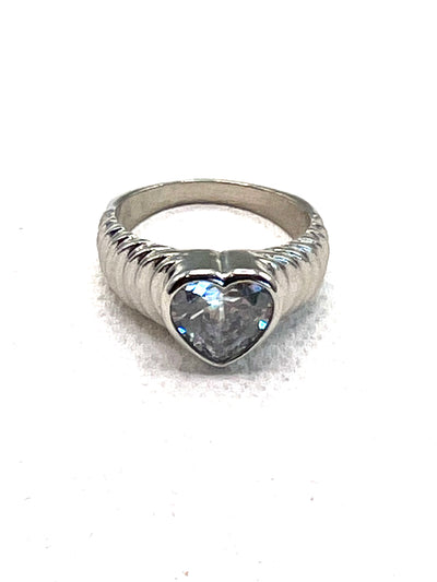 The Crystal Heart Ring