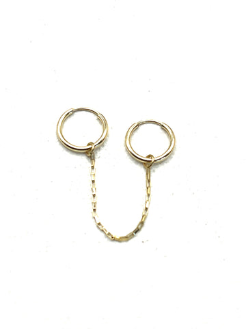 The Eternity Gold Hoops