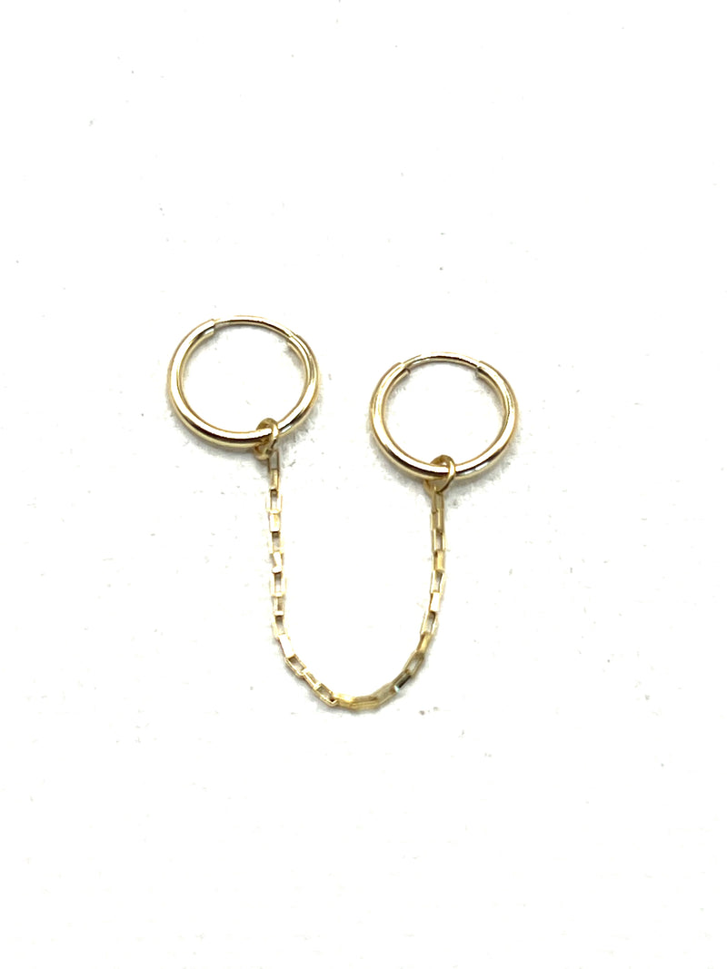 The Eternity Gold Hoops