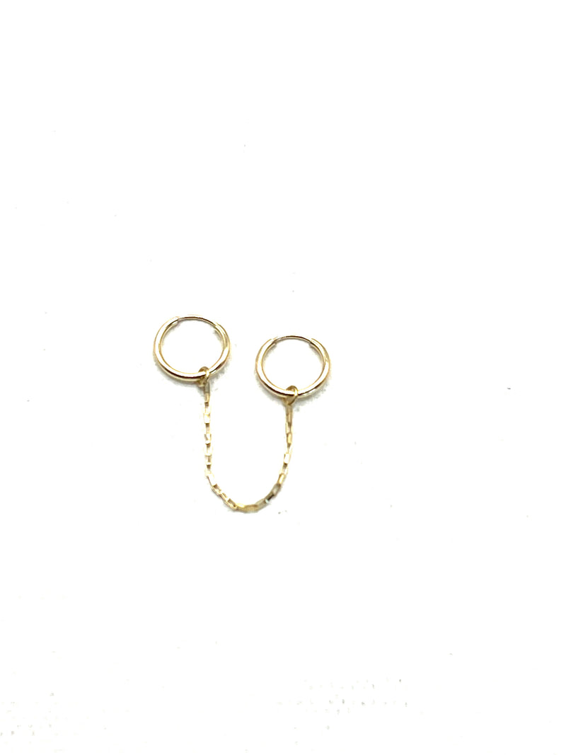 The Eternity Gold Hoops