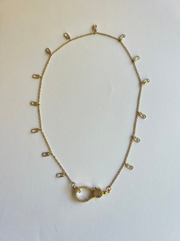 The Crystal & Clasp Necklace