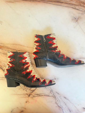 Vintage Snakeskin Boots