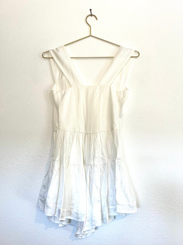 Archive Sample White Silk Elisabeth Dress