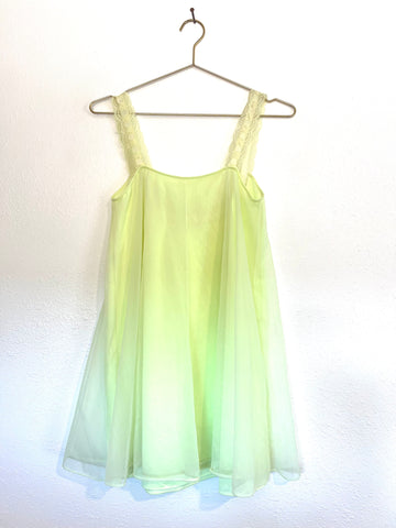 Vintage Yellow Slip Dress