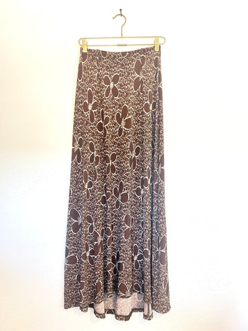 Archive Sample Brown Flower Skirt