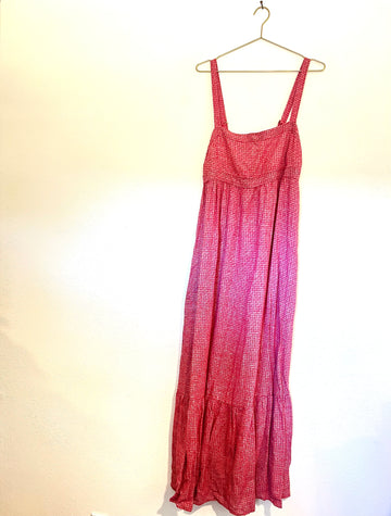 Vanessa Mooney Sample Red Linen Dress