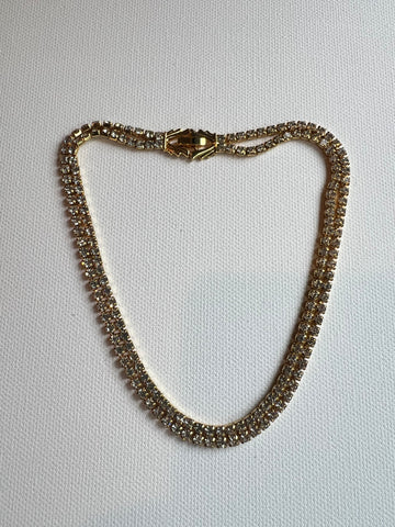 The Gold & Crystal Choker