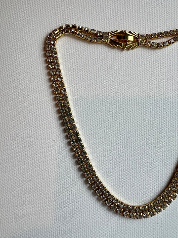 The Gold & Crystal Choker