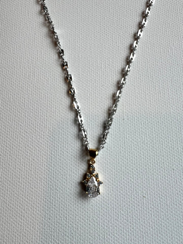The Princess Crystal & Chain Necklace