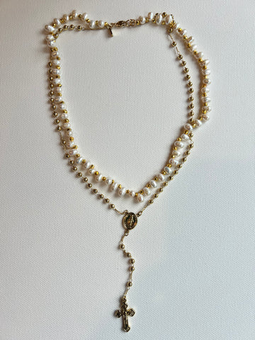 The Madonna Pearl Necklace