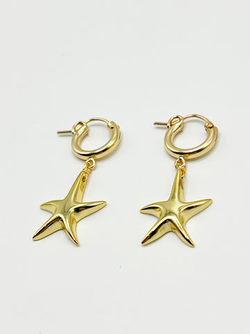 The Flashing Lights Star Earrings