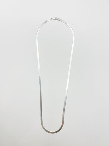 The Classic Silver Snake Chain Necklace