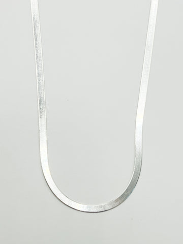 The Classic Silver Snake Chain Necklace