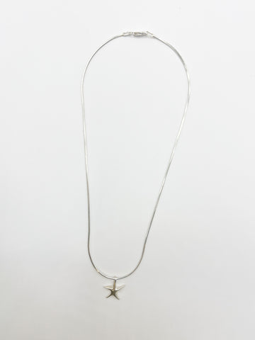 The Flashing Lights Silver Necklace