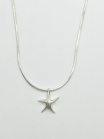 The Flashing Lights Silver Necklace