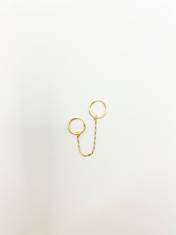 The Eternity Gold Hoops