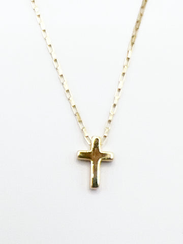 The Tiny Gold Cross Necklace