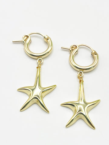 The Flashing Lights Star Earrings