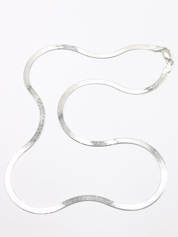The Classic Silver Snake Chain Necklace
