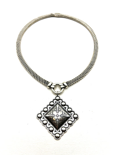 The Silver Western Charm Necklace